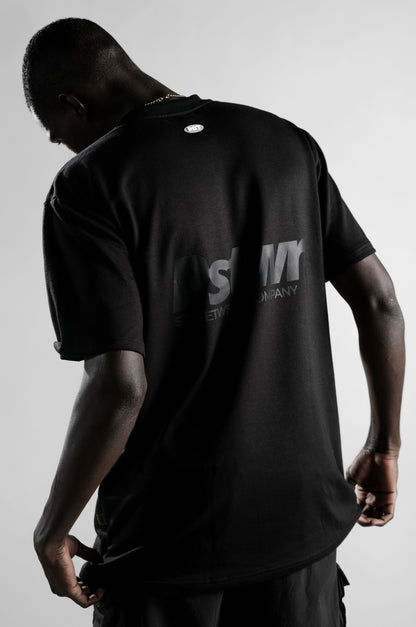 Camiseta Reborn negra - Black logo