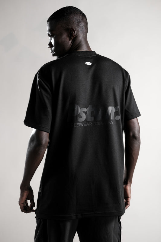 Camiseta Reborn negra - Black logo